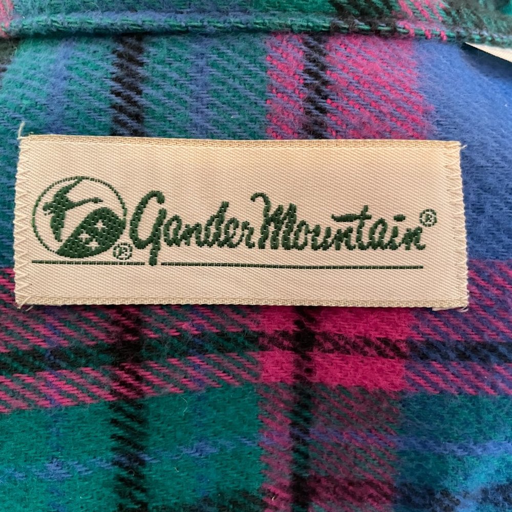 Vintage Gander Mountain Womens Flannel Long Sleeve Medium - Picture 7 of 10